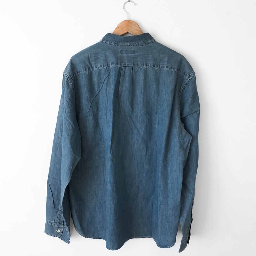 NEW J. Crew Indigo Denim Shirt - Picture 7 of 8